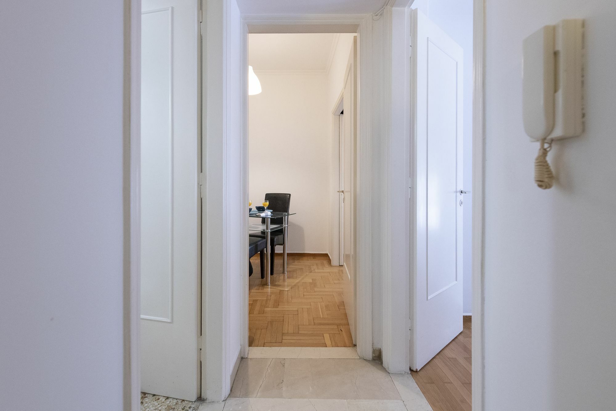 Megaron Blue Apartment Athena Bagian luar foto