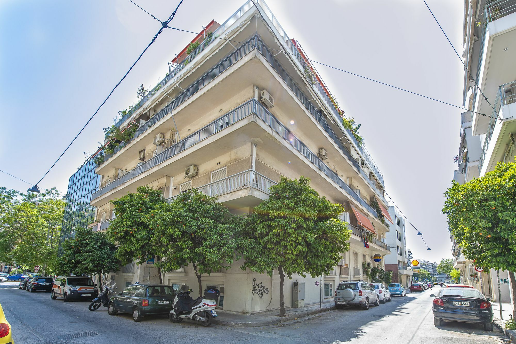 Megaron Blue Apartment Athena Bagian luar foto